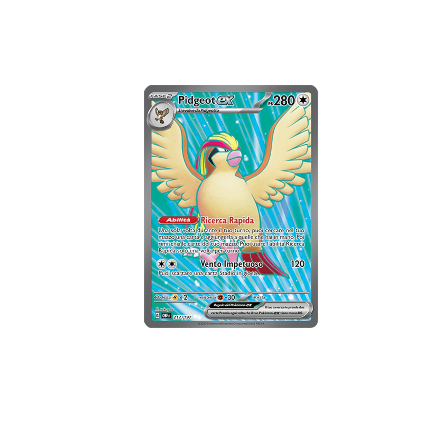 Pidgeot Ex 217/197